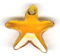 1 20mm Topaz Swarovski Starfish